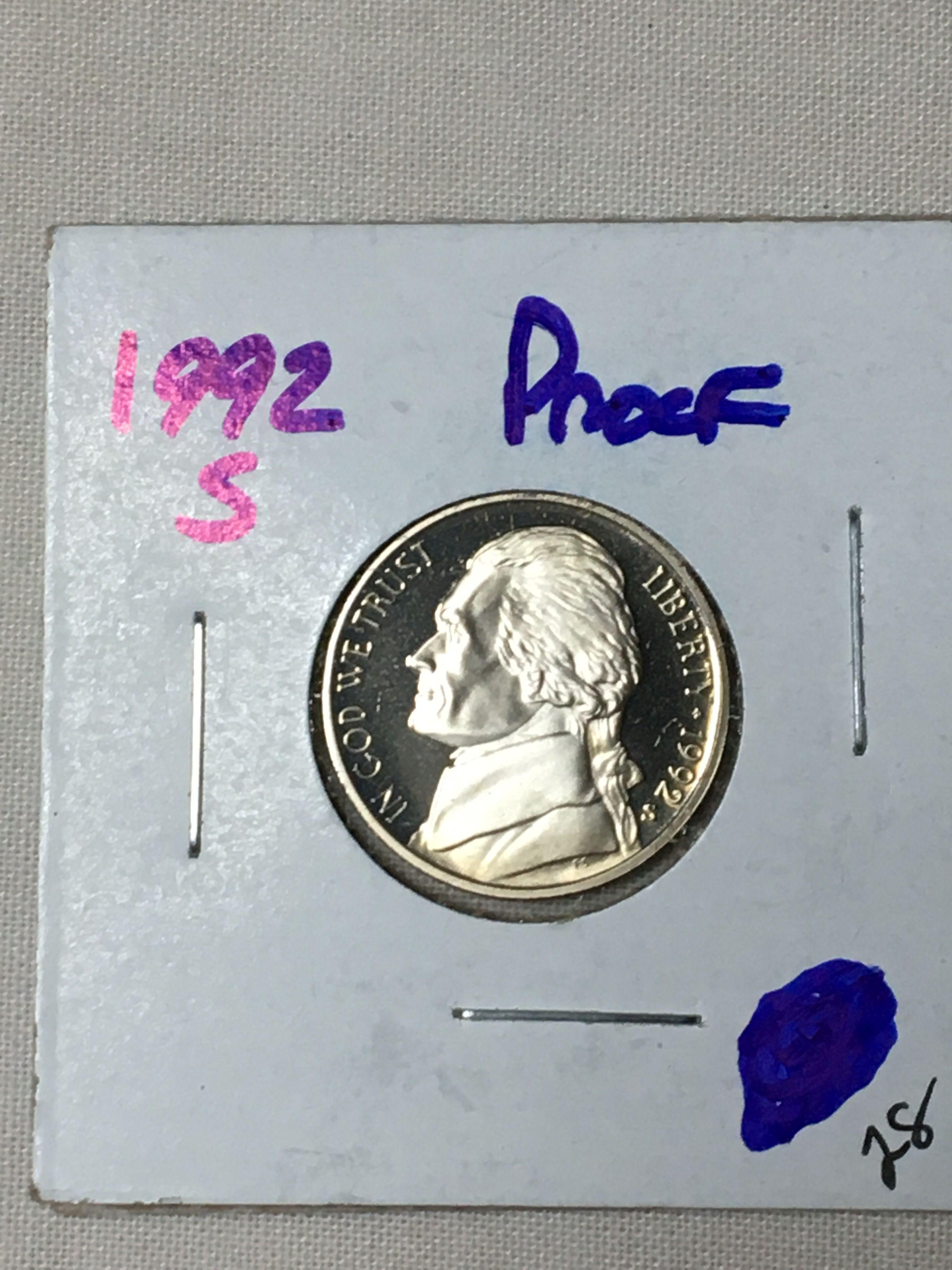 1992 S Jefferson Nickel