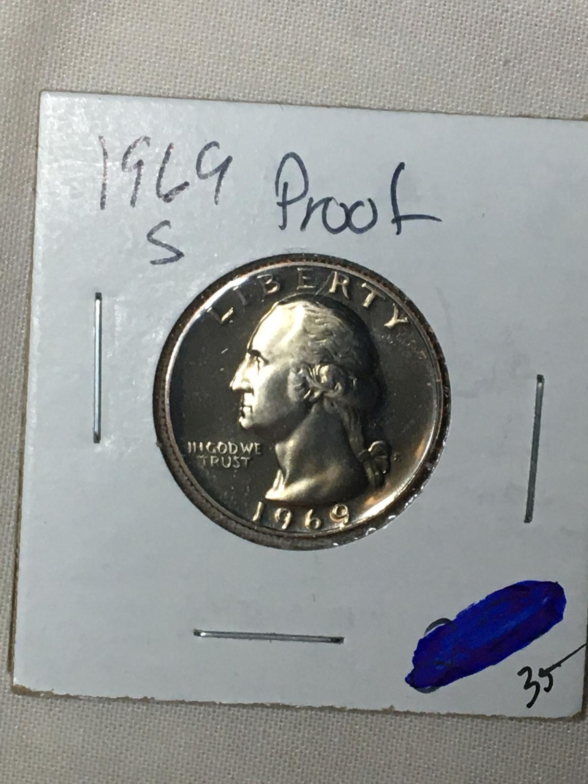 1969 S Washington Quarter