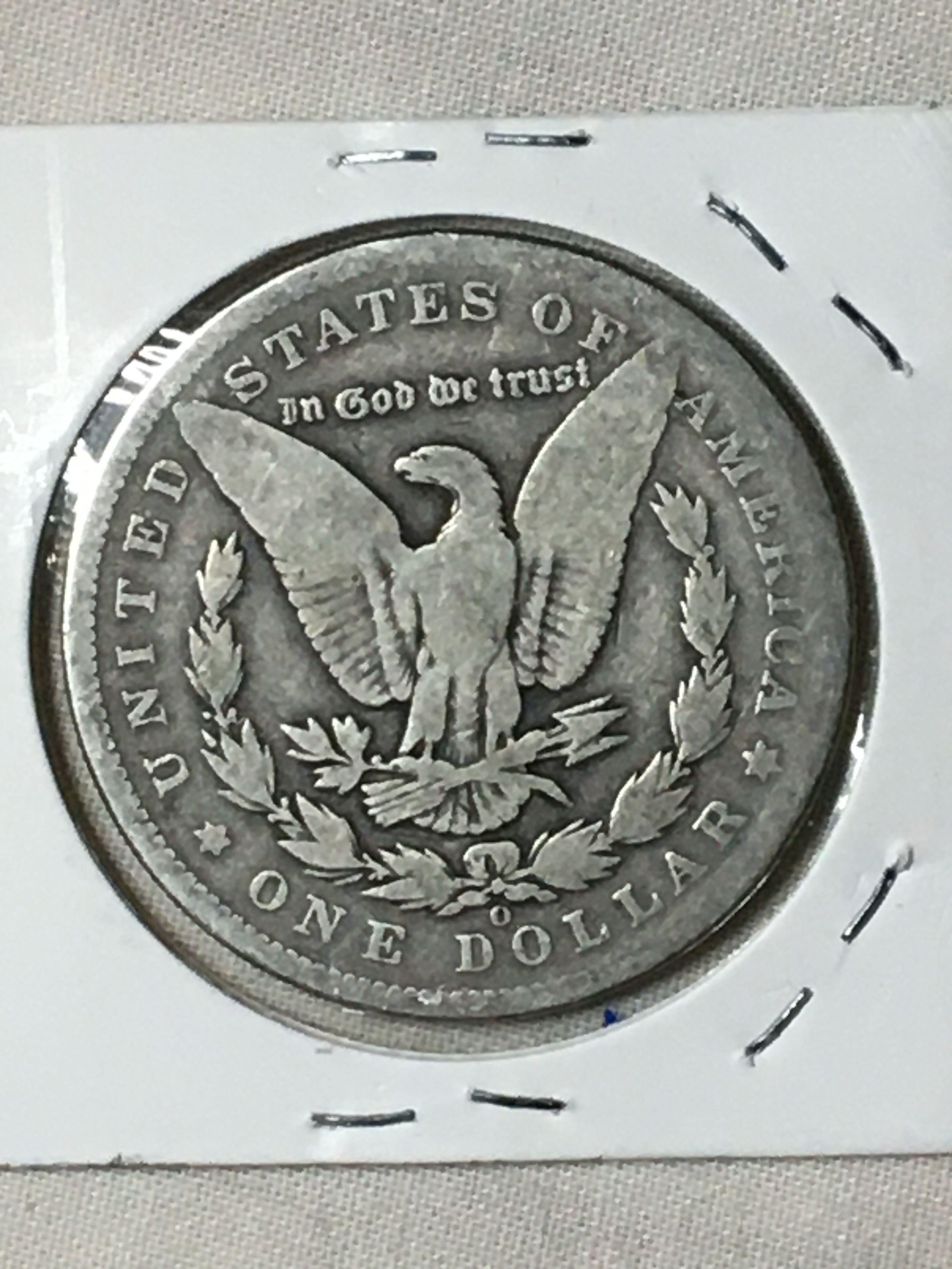 1896 O Morgan Dollar