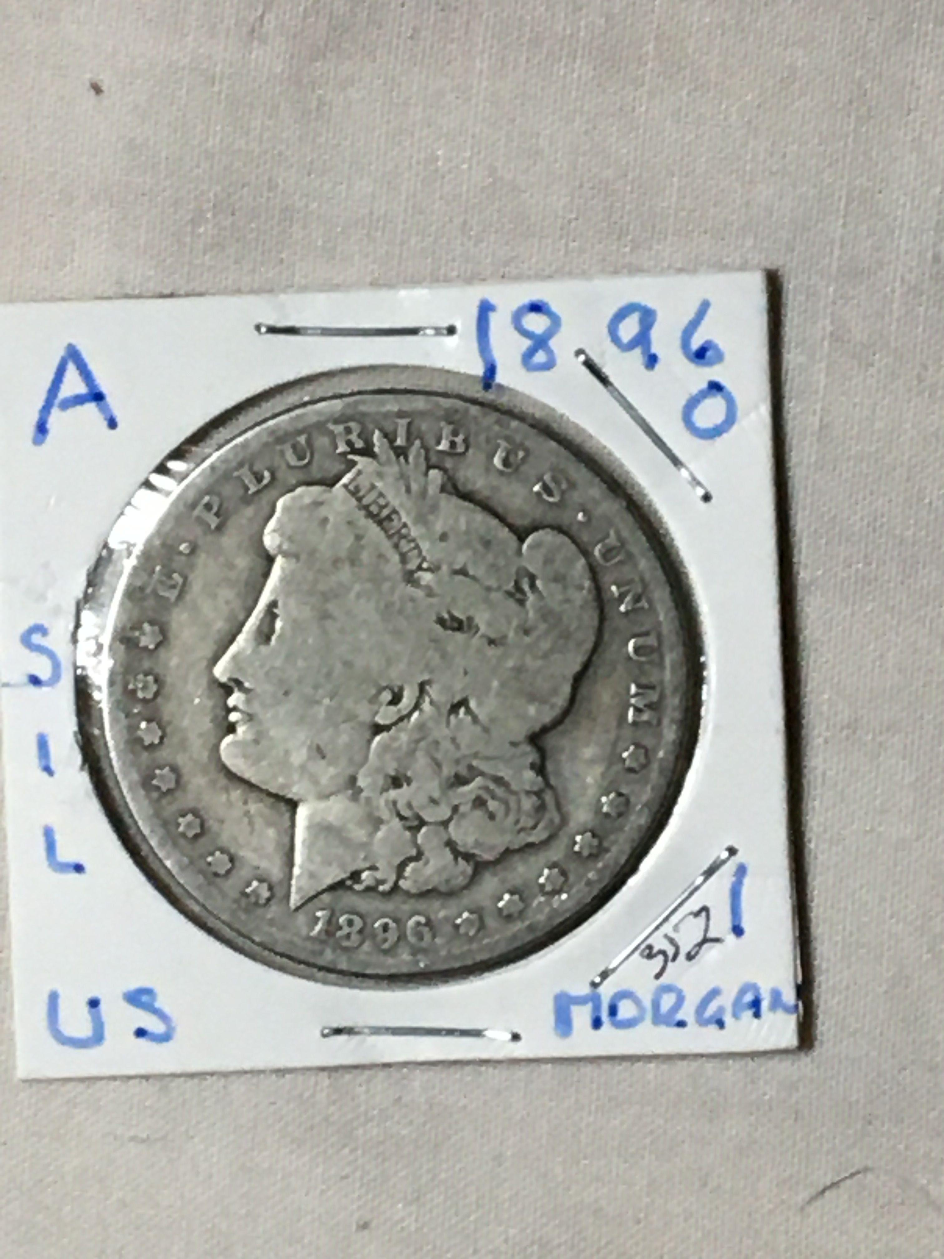 1896 O Morgan Dollar