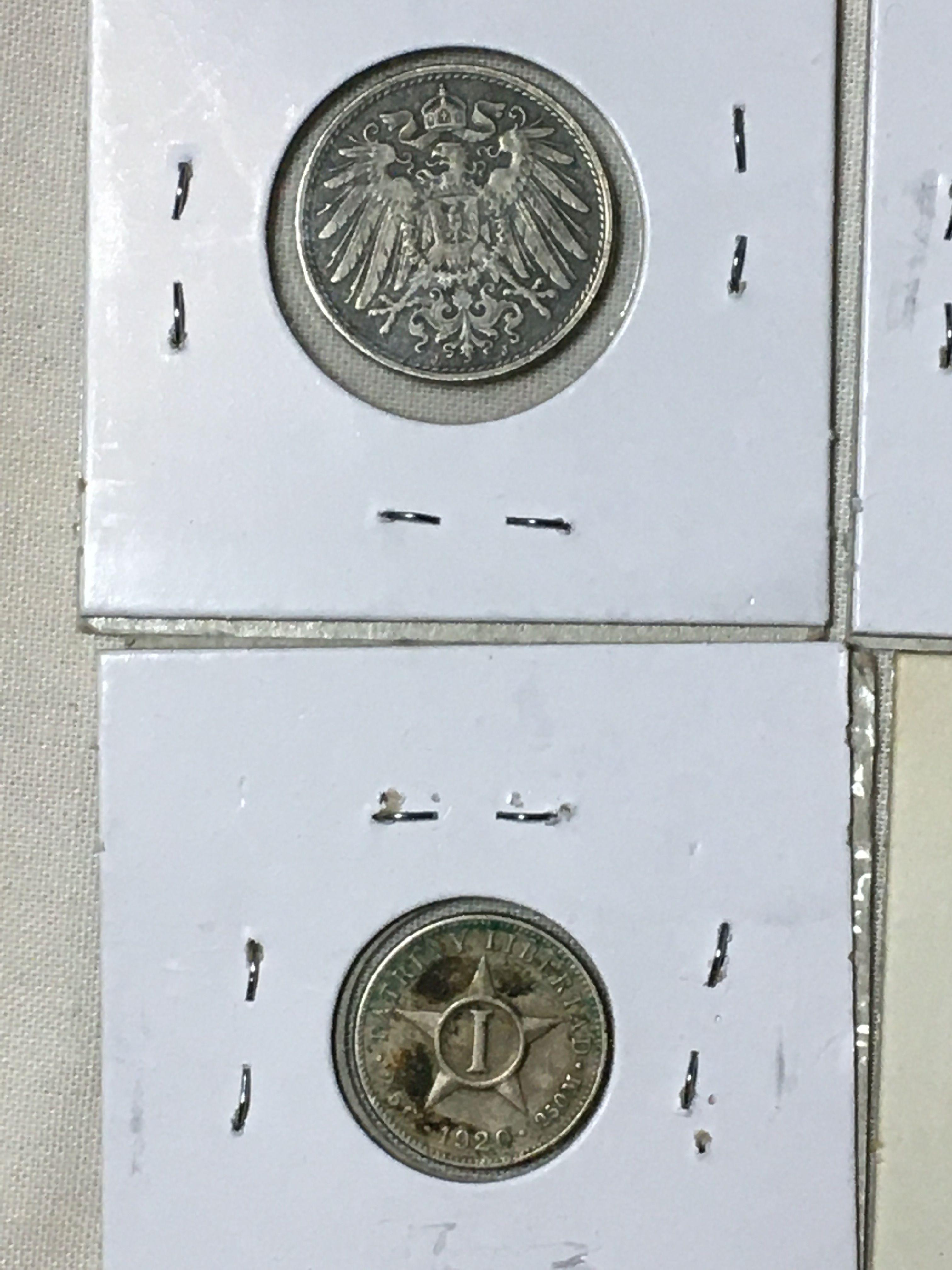 (5) Foreign Coins Bermuda, Germany, Cuba