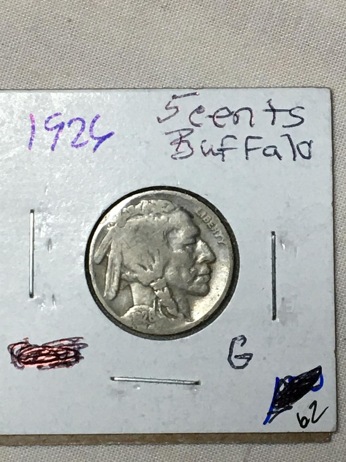 1926 P Buffalo Nickel