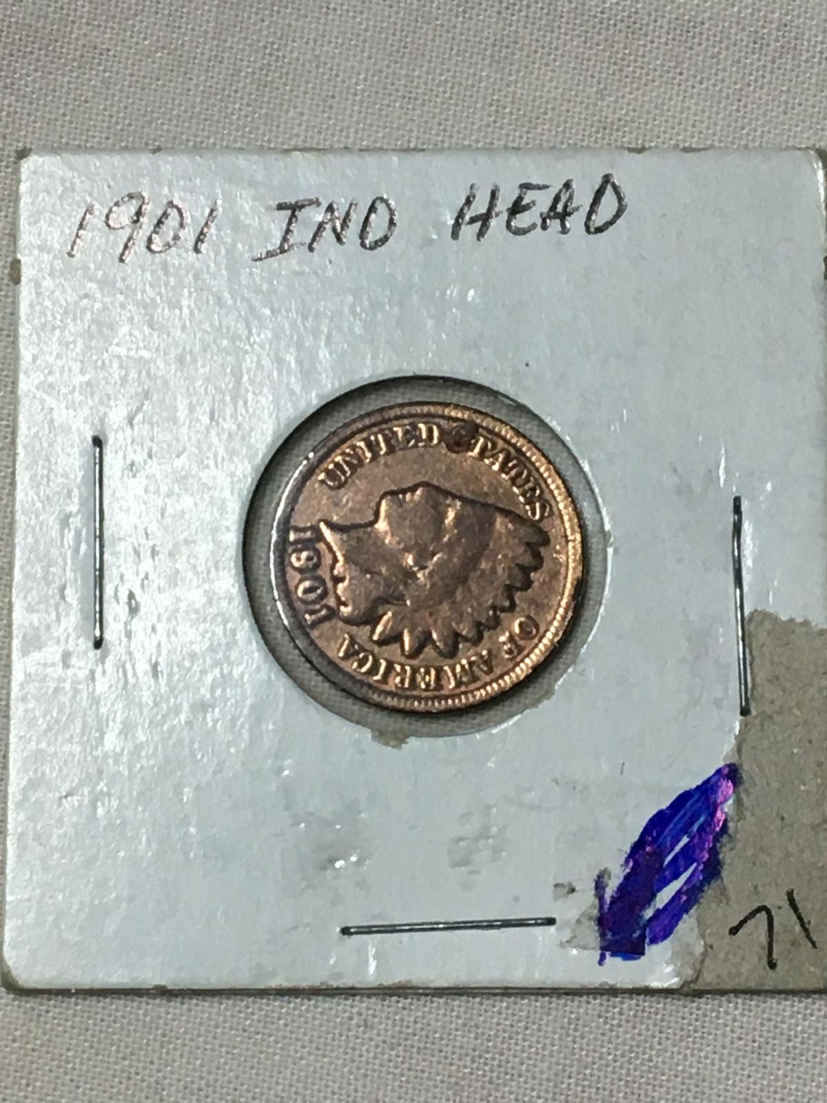 1901 Indian Head Cent