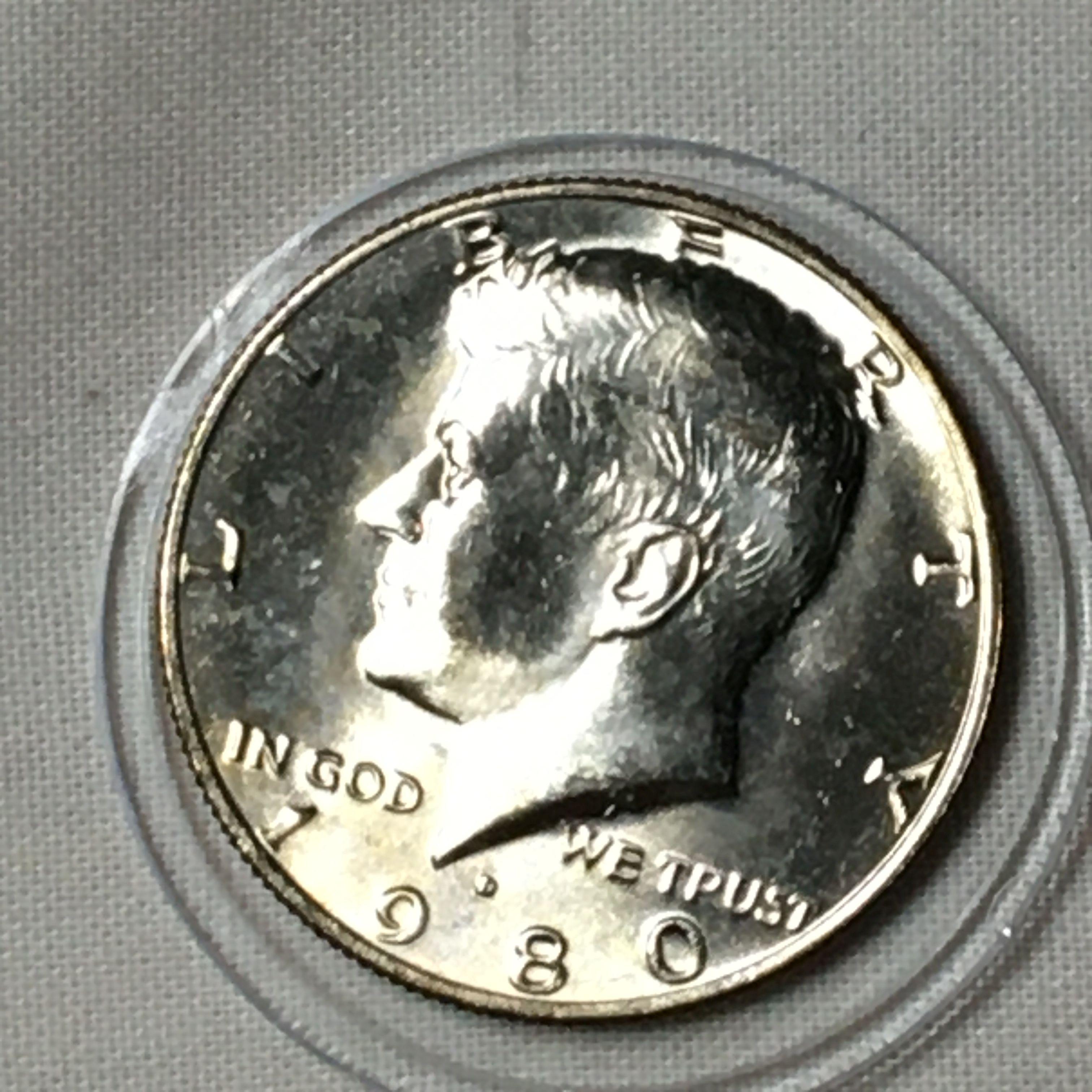 1980 D Kennedy Half Dollar