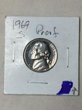 1969 S Jefferson Nickel