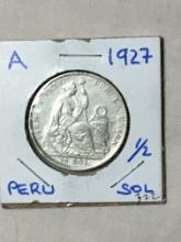 1927 Peru 1/2 Sol