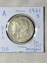 1921 S Morgan Dollar