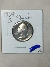 1969 S Washington Quarter