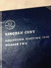 1941 1974 Lincoln Wheat & Memorial Cent Book Full