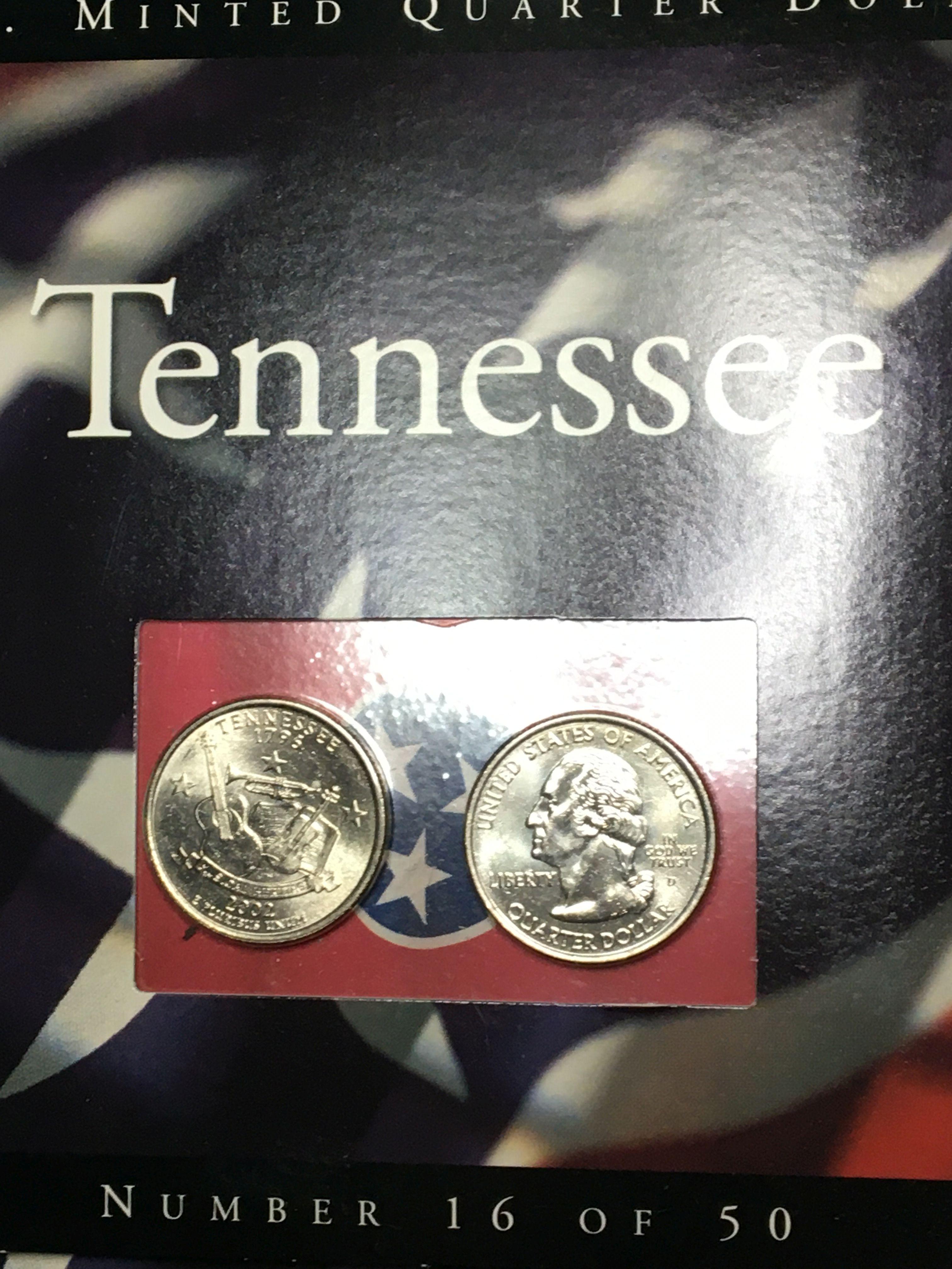 20 Sets State Quarters Original Box Tennessee 