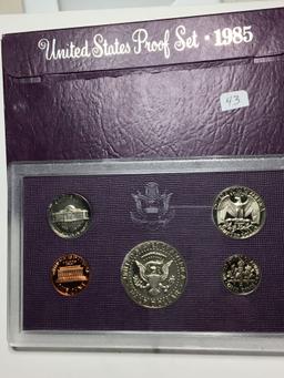 1985 S U S Proof Set