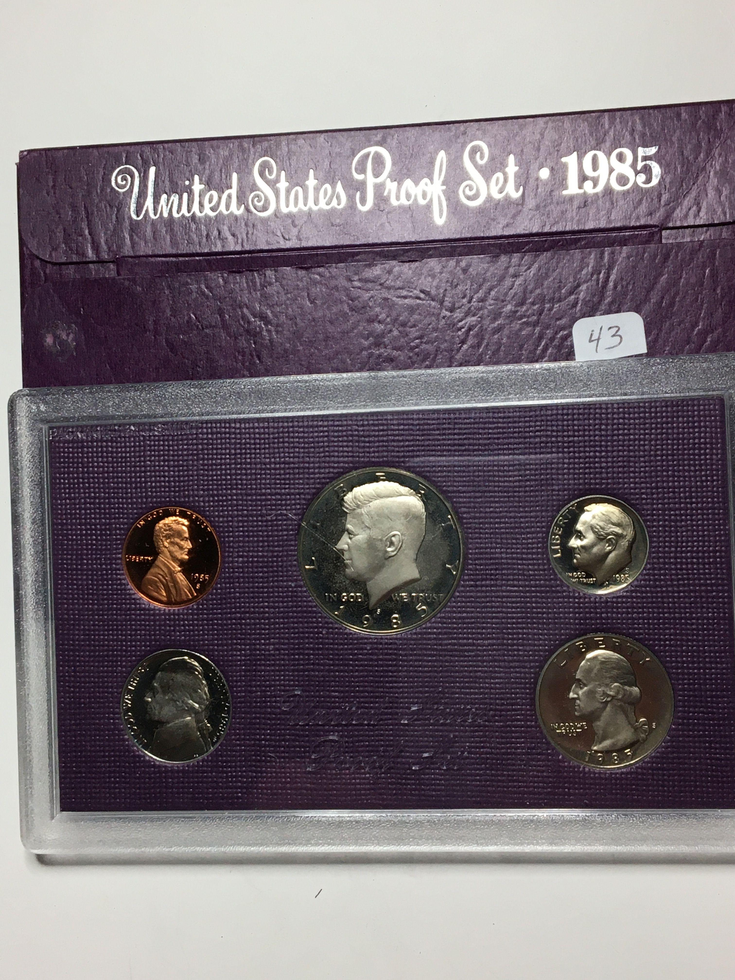 1985 S U S Proof Set