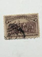 1892 Columbian Exposition 2 Cent Stamp