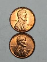 1950 & 1951 Gem Lincoln Golden Yellow