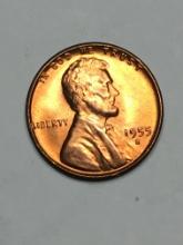 1955 S Lincoln Wheat Cent