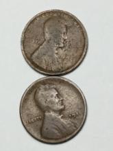 1911 & 1911 D Lincoln Cent