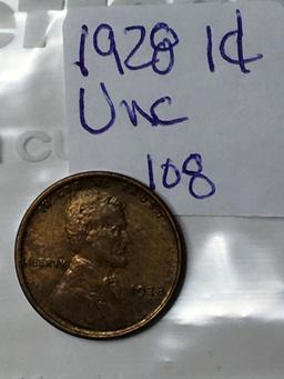 1928 P Lincoln Wheat Cent