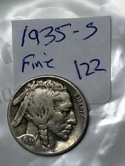 1935 S Buffalo Nickel