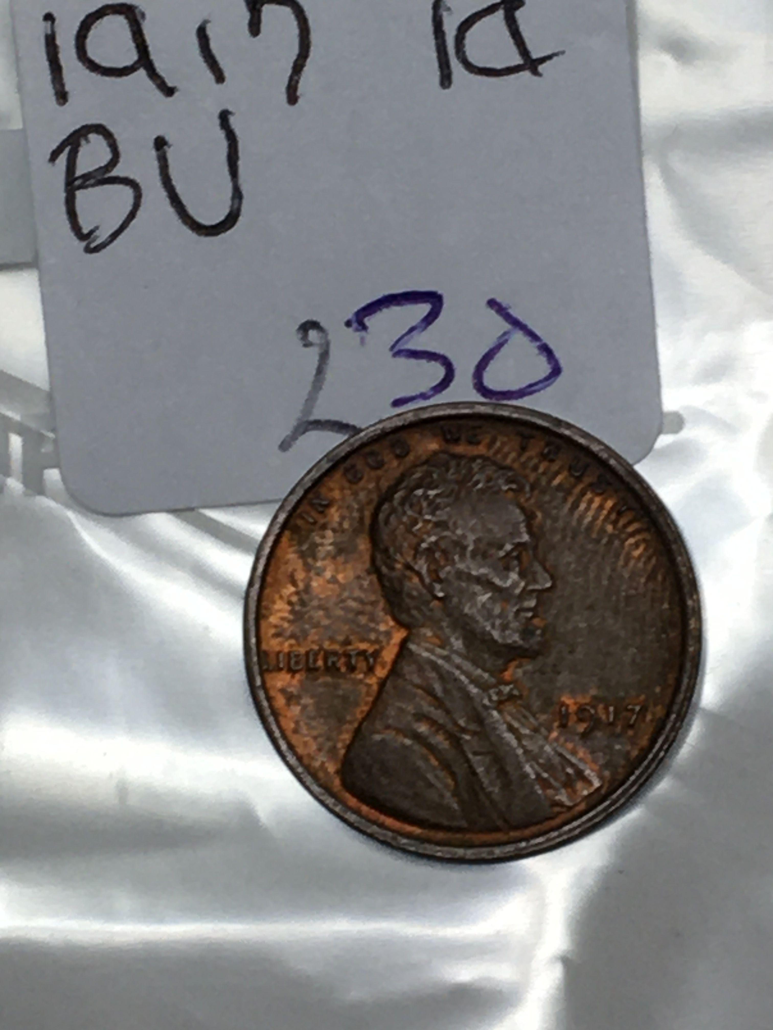 1917 P Lincoln Wheat Cent