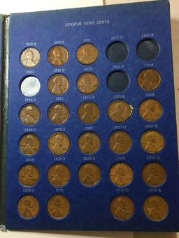 Lincoln Wheat Cent Collection 1909 - 1940