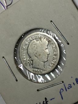 1914 Barber Dime