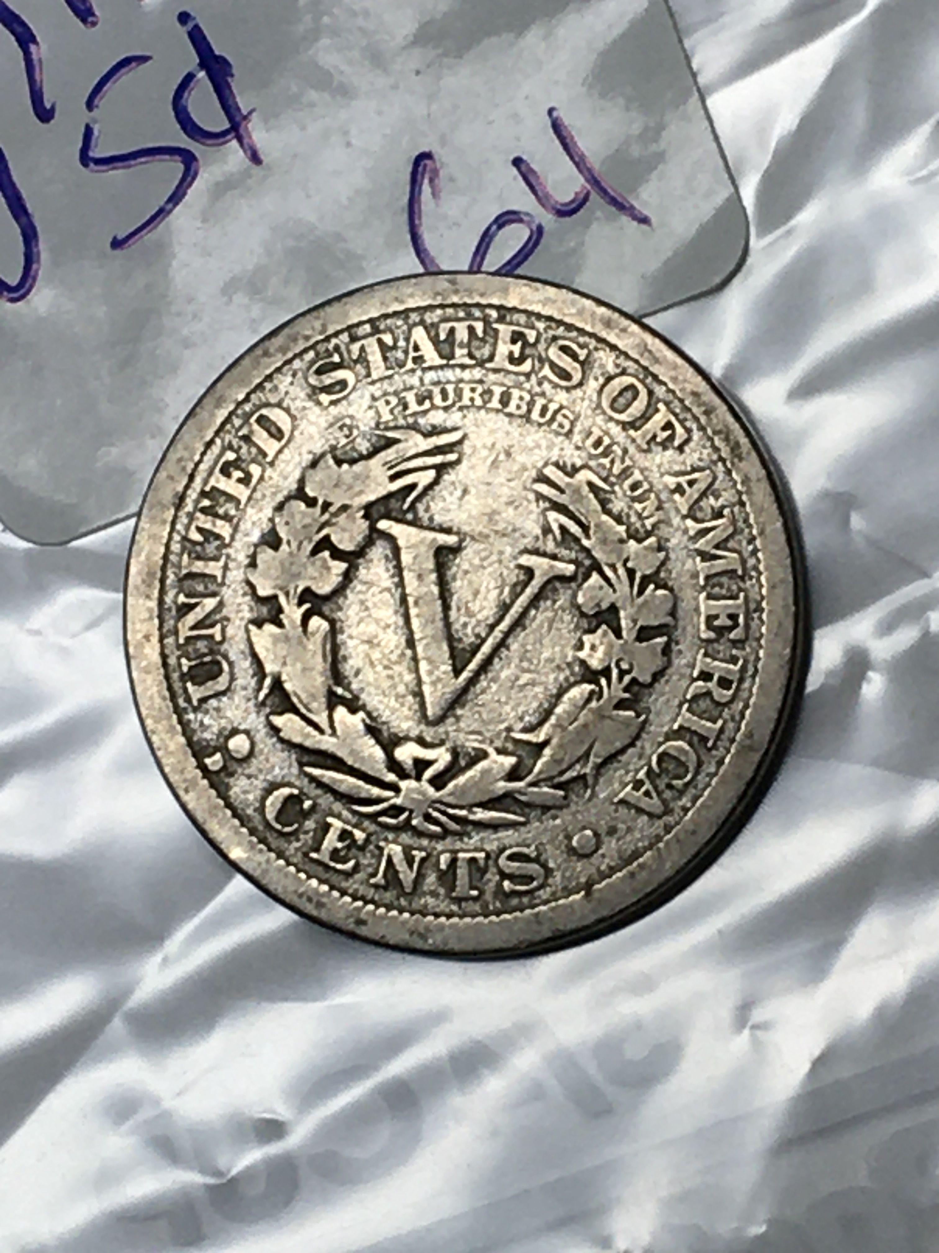 1912 D V Nickel