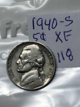 1940 S Jefferson Nickel