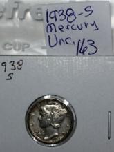 1938 S Mercury Dime