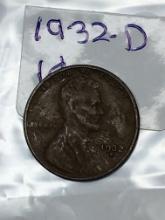 1932 D Lincoln Wheat Cent
