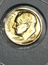 1985 D Gold Plated Dime