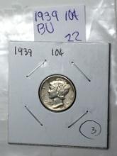 1939 P Mercury Dime