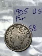 1905 V Nickel