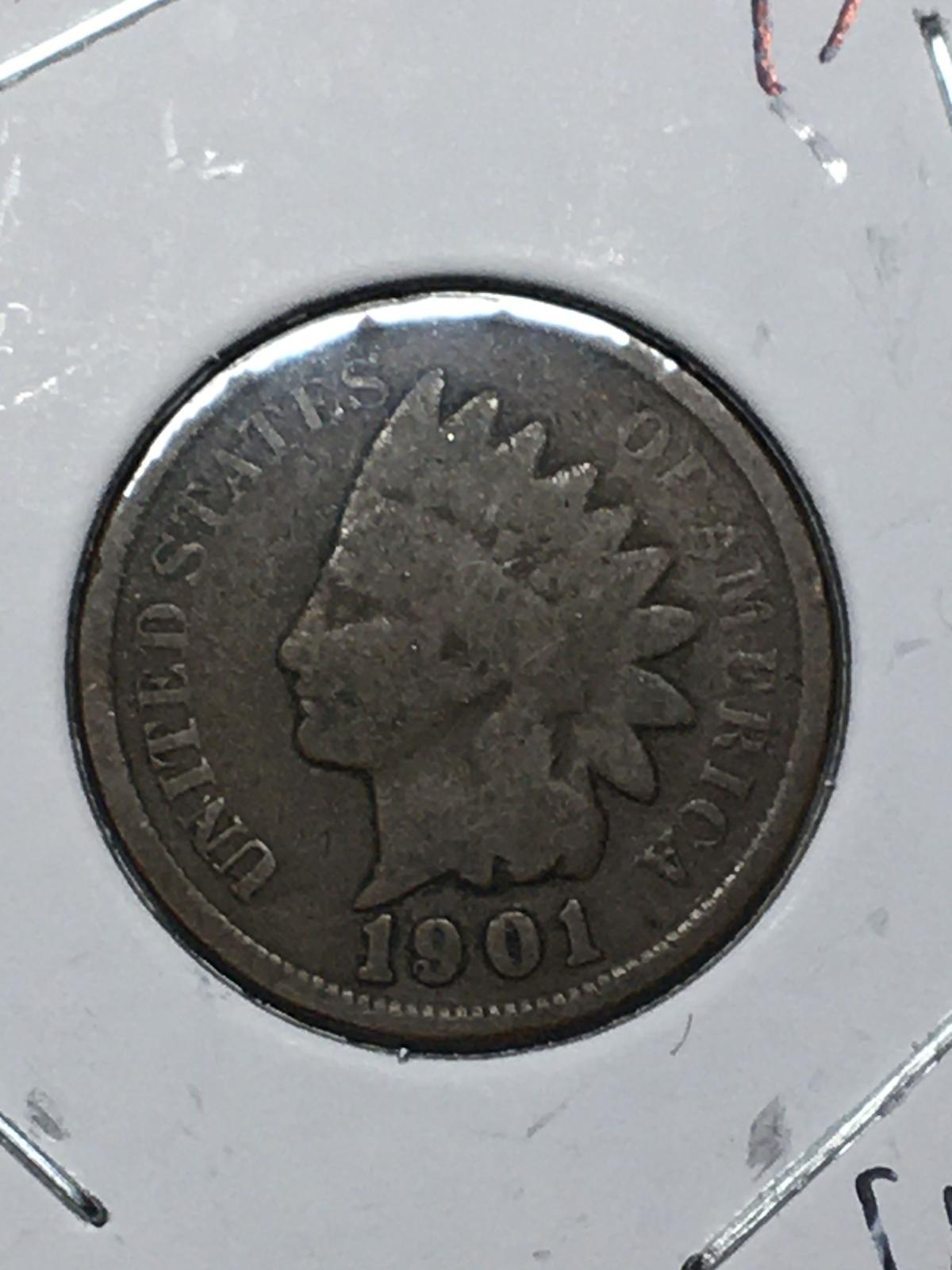 Indian Cent 1901/1901