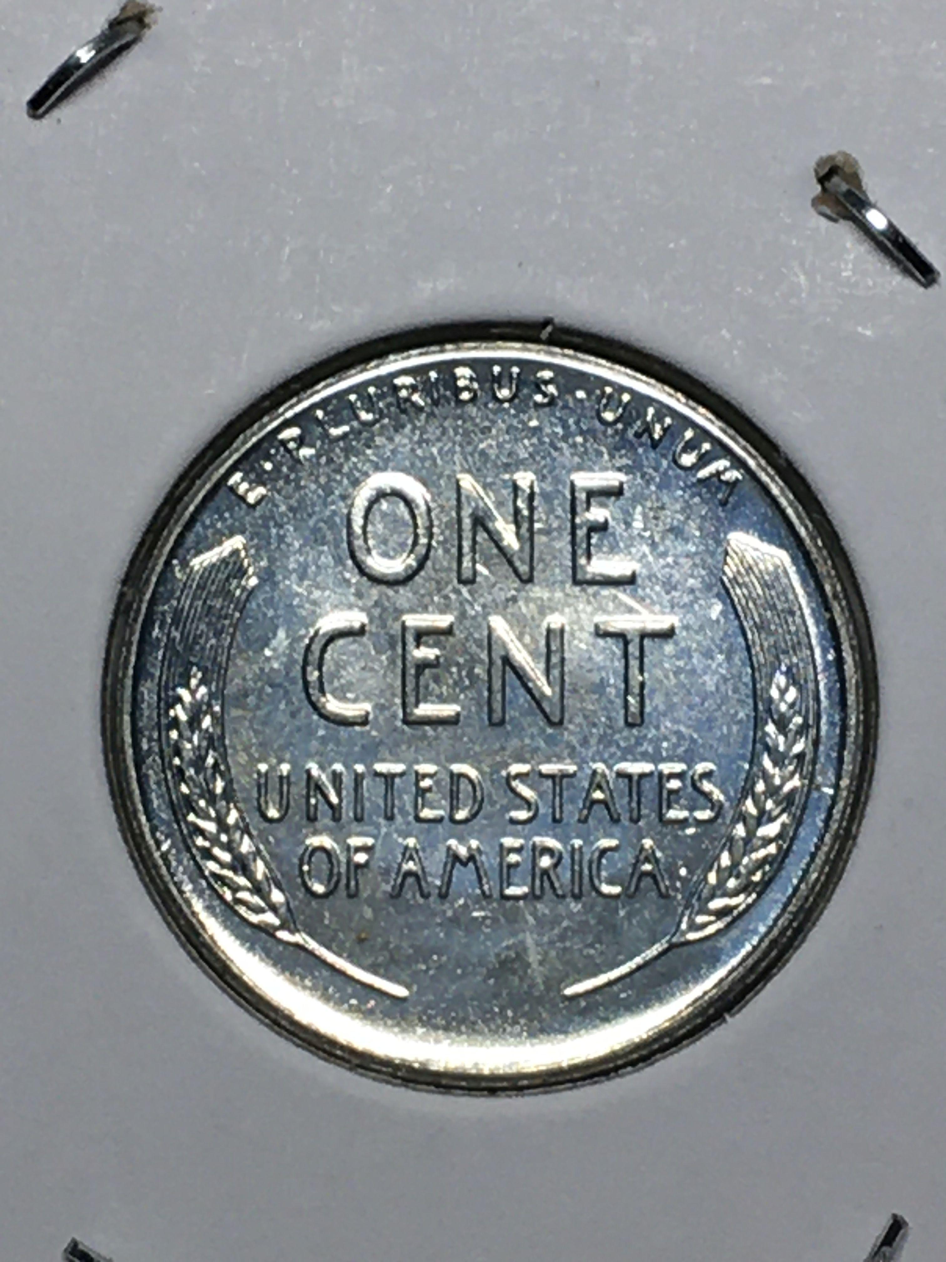 Lincoln Wheat Cent Steel 1943 D 
