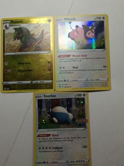 Pokemon Card Lot Rare Holos Mint Pack Fresh Snorlax Miltank Fraxure