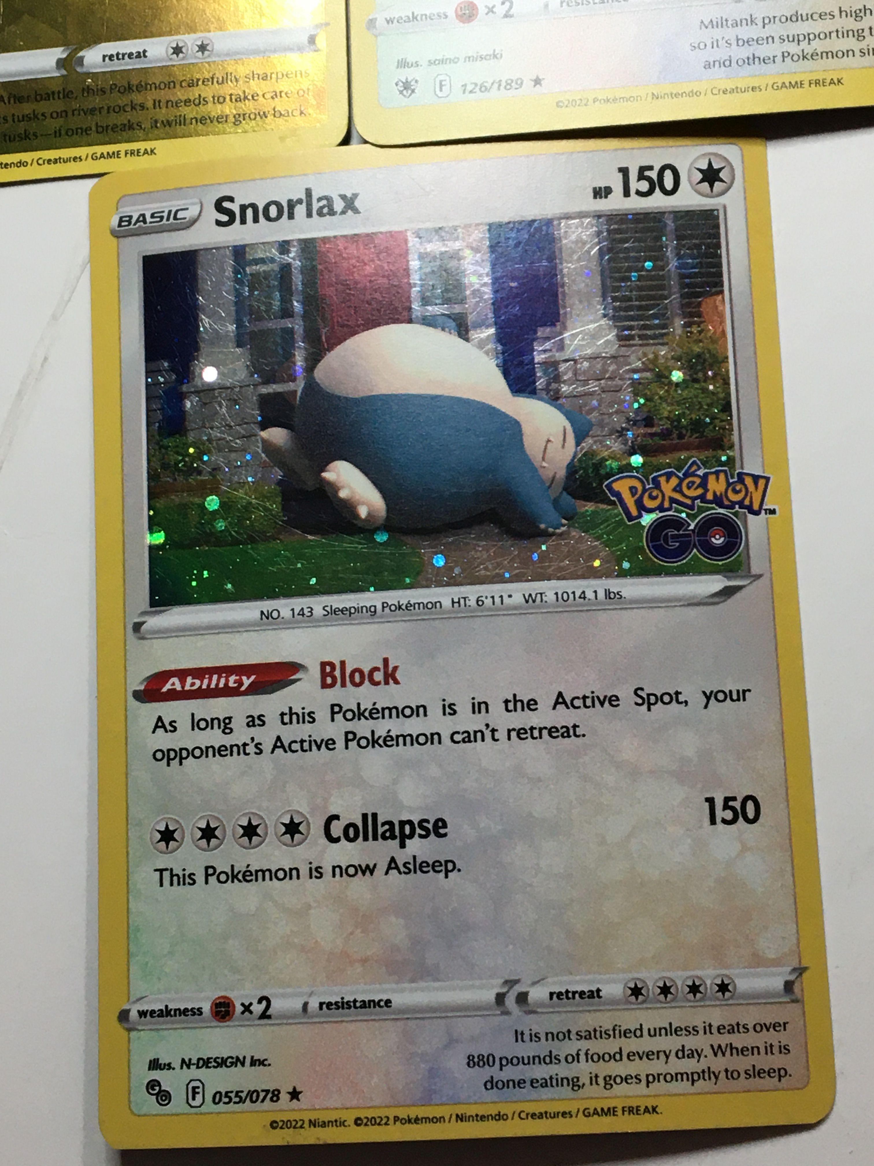 Pokemon Card Lot Rare Holos Mint Pack Fresh Snorlax Miltank Fraxure