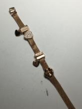 Pandora Rose Gold Diamond Bracelet Stunning Vintage $999 Retail 7” Great Condition