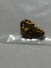 Gold Nugget Alaskan 22kt+ Top End Chunky High Grade Yellow .225 Grams