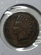 Indian Cent 1909 Nice Better Grade