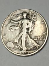 1943 Walking Liberty Half Dollar