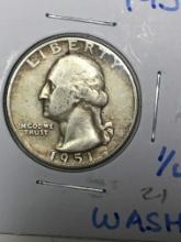 1951 Washington Quarter