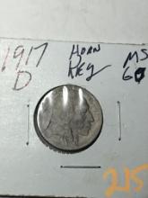 1917 D Buffalo Nickel