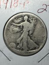 1918 P Walking Liberty Half Dollar