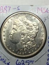 1887 S Morgan Dollar