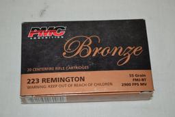 Ammo. PMC 223 Remington. 10 Full Boxes, 200 Rds