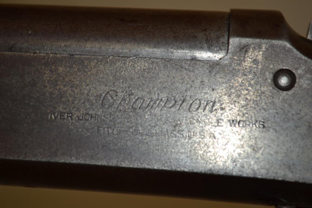 Gun. Iver Johnson Model Champion 12ga Shotgun