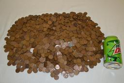 Coins. Wheat Pennies. 17 ½ Lbs.