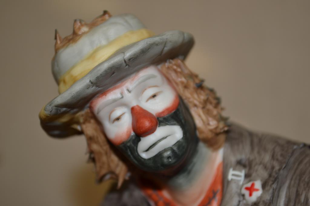 Flambro Emmett Kelly, The Piano Player, NIB