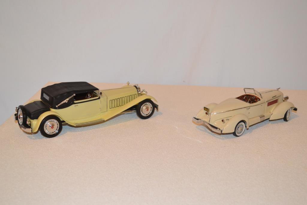 Roll Royce & Cord Boat Tail Model Cars