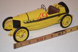 Yellow Open Roadster pre-1920 #49 Model Car